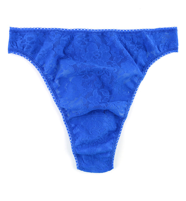 Women's Daily Lace High Cut Thong Underwear