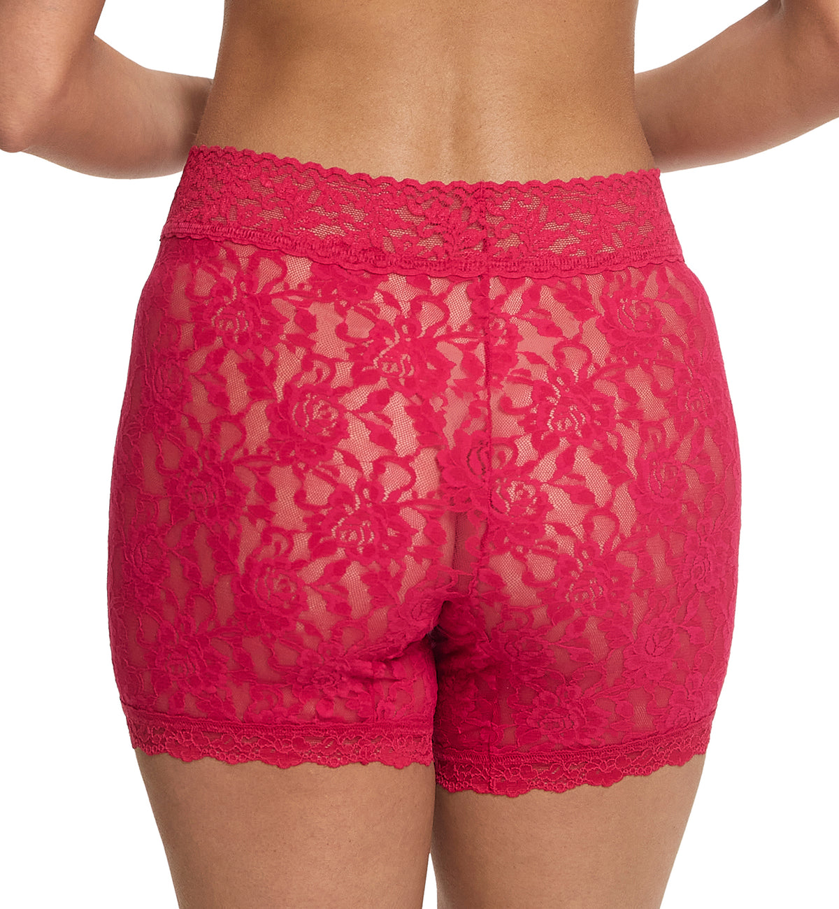 Hanky Panky Signature Lace Boxer Brief (481254),XS,Beet Juice - Beet Juice,XS