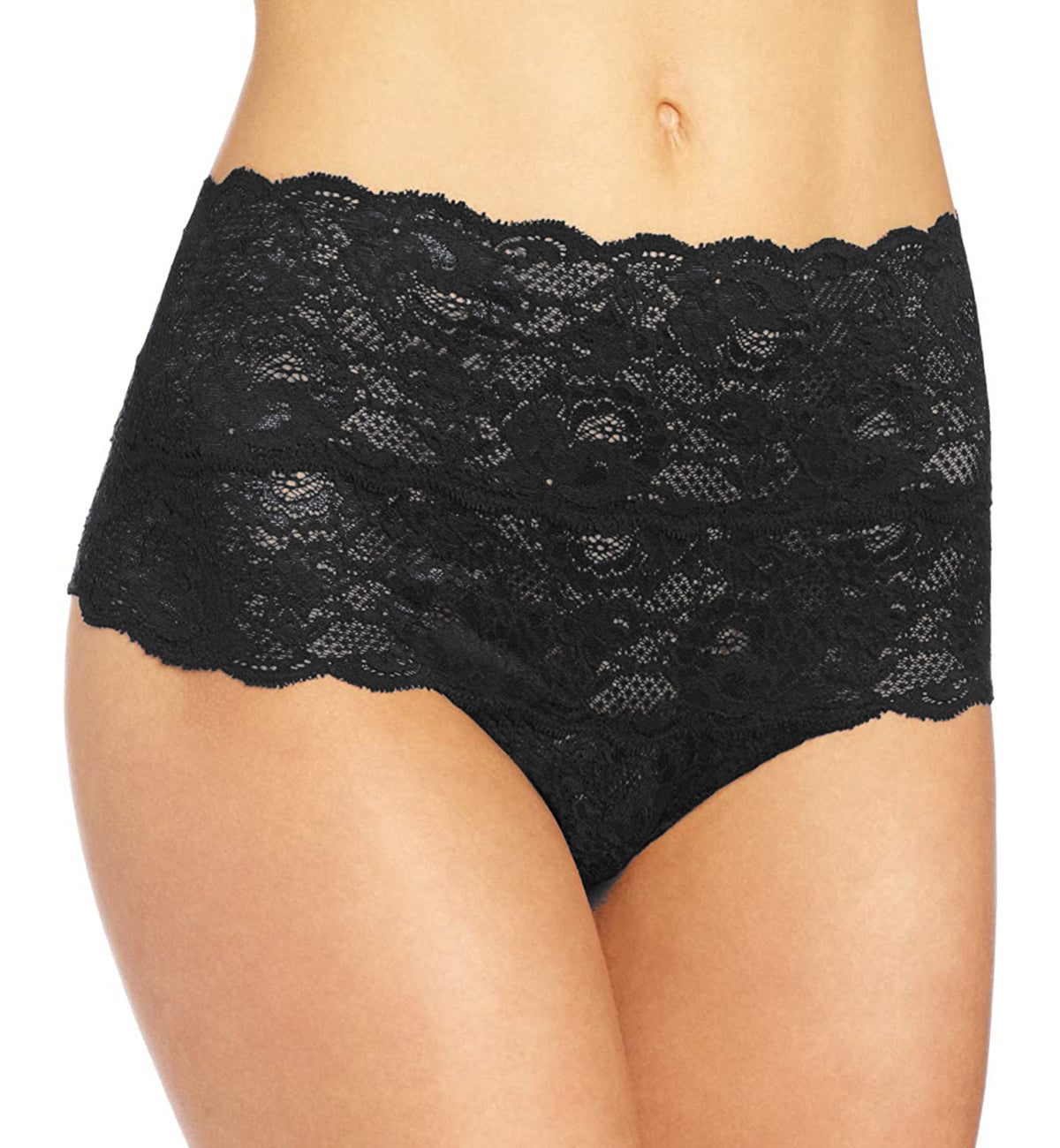 Cosabella NEVER0361 Never Say Never High Waist Thong - Black