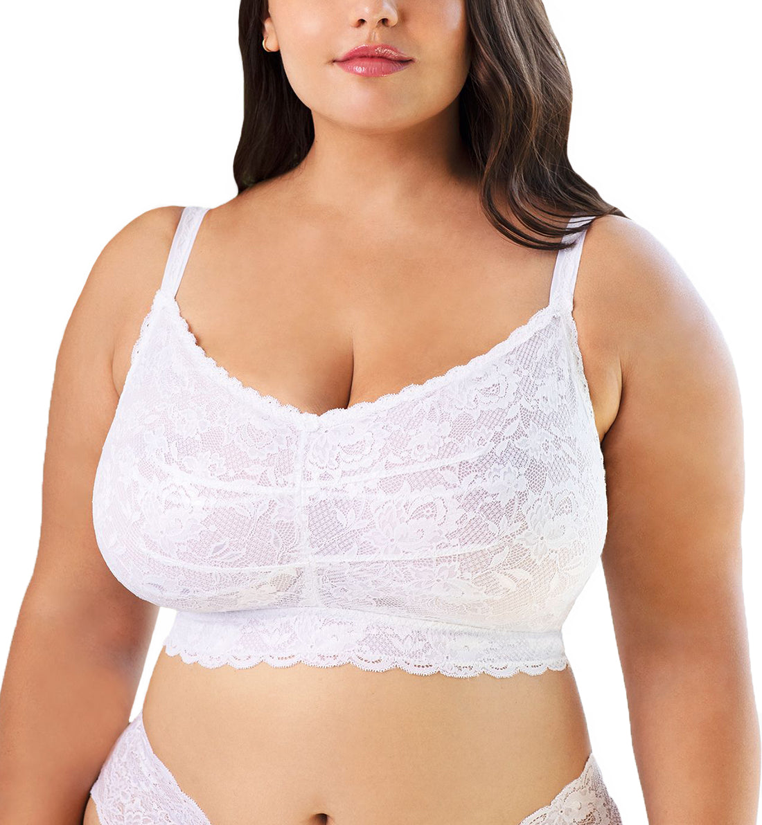 Cosabella NSN ULTRA CURVY Sweetie Bralette (NEVER1321)- White