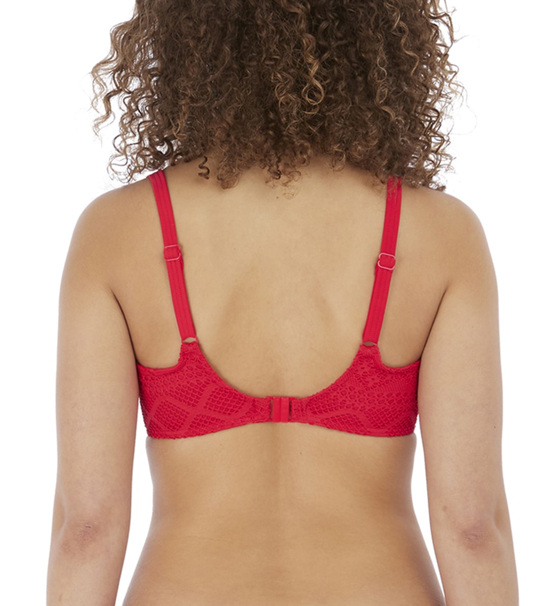 On Board underwired bralette swimsuit top Rhododendron Red