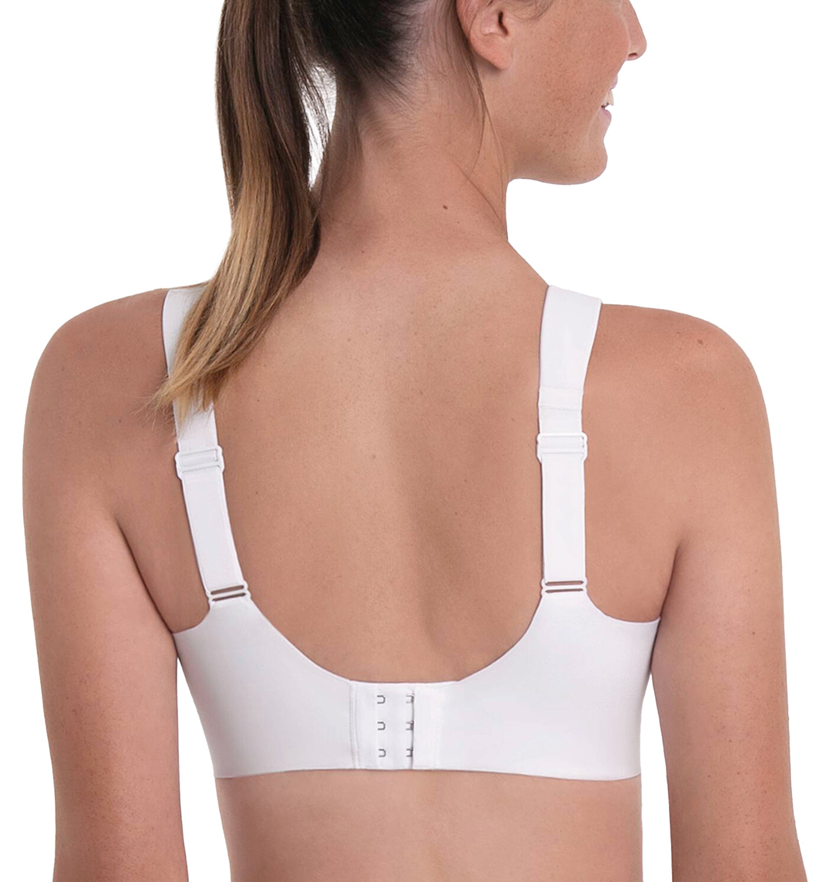 Anita Smart Control Firm Support Wireless Sports Bra (5530),32D,White - White,32D