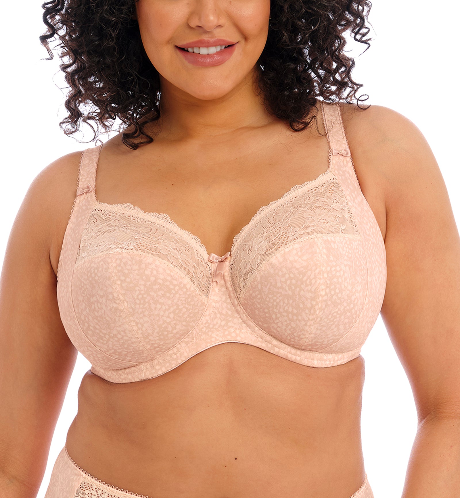 Elomi Jasmine Full Cup Lacey Bra. Black Size 38E : : Everything  Else