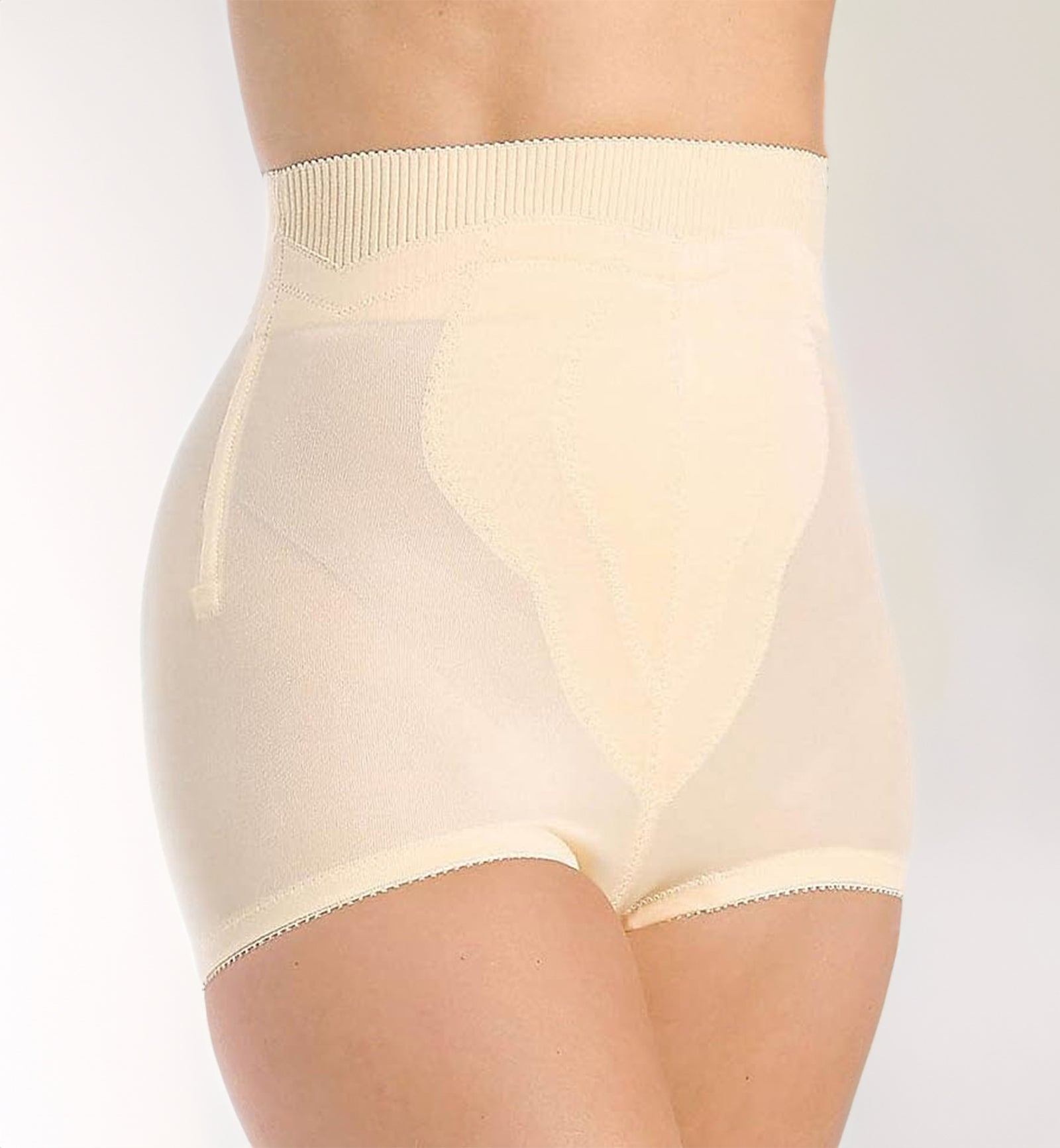 Rago Medium Control High Waist Shaping Panty (6296)- Beige - Breakout Bras