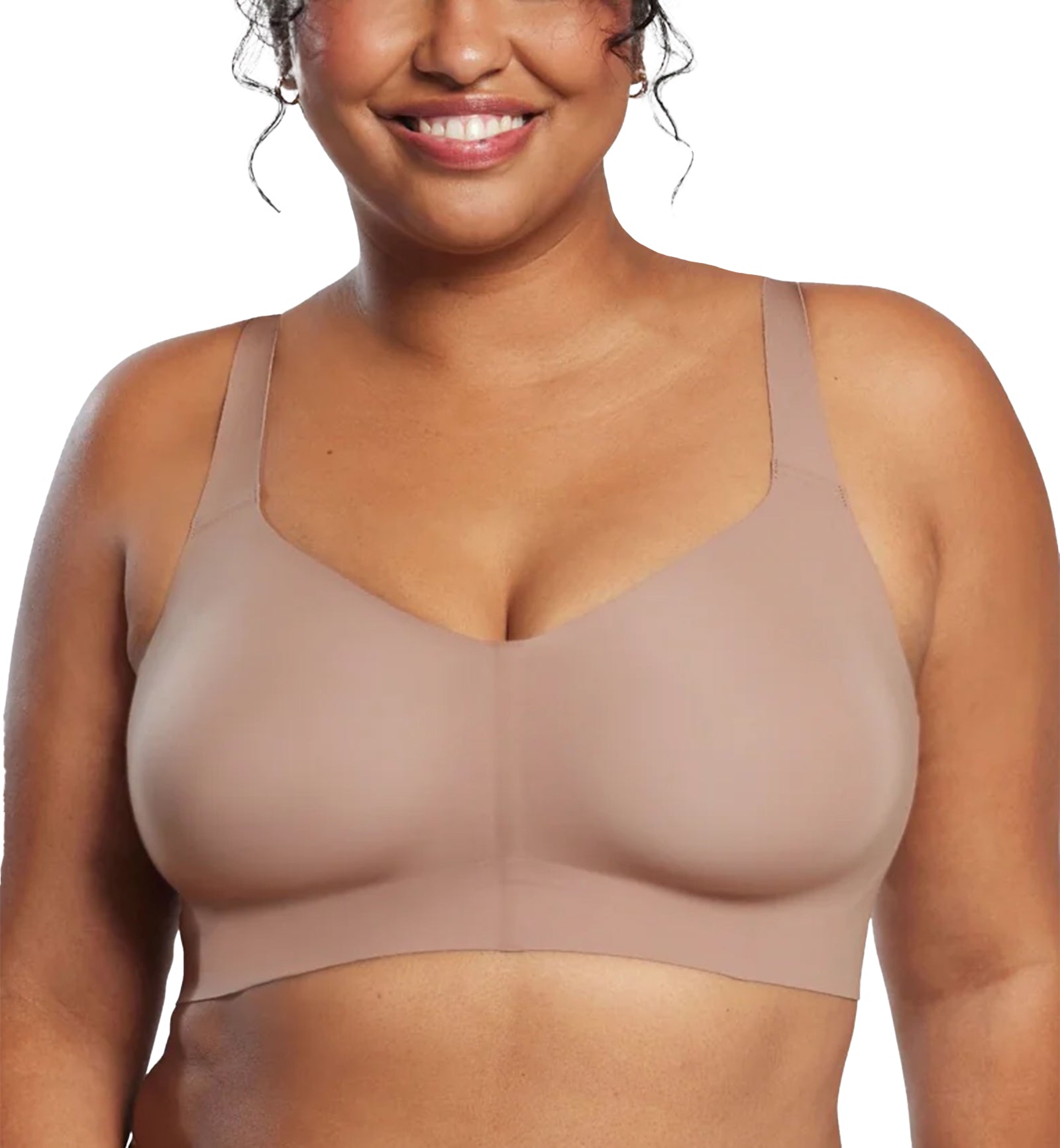 Evelyn Bobbie Bra Size Brown Front Snap Convertible Size 36DD