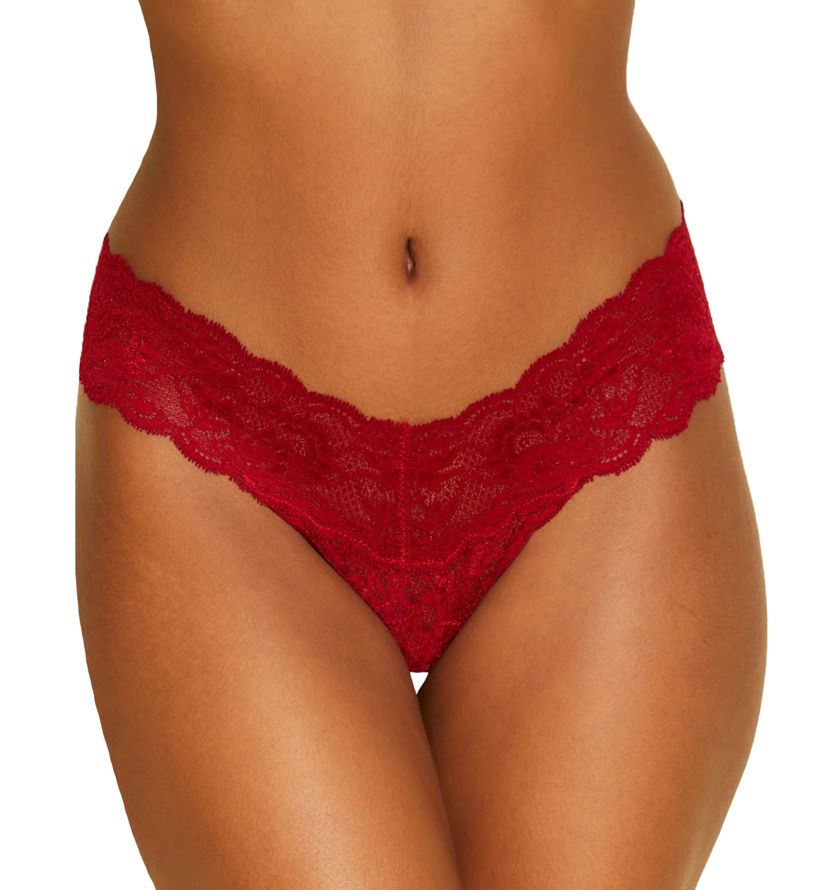 Cosabella Never Say Never Cutie Lowrider Thong (NEVER03ZL),Sindoor Red - Sindoor Red,One Size