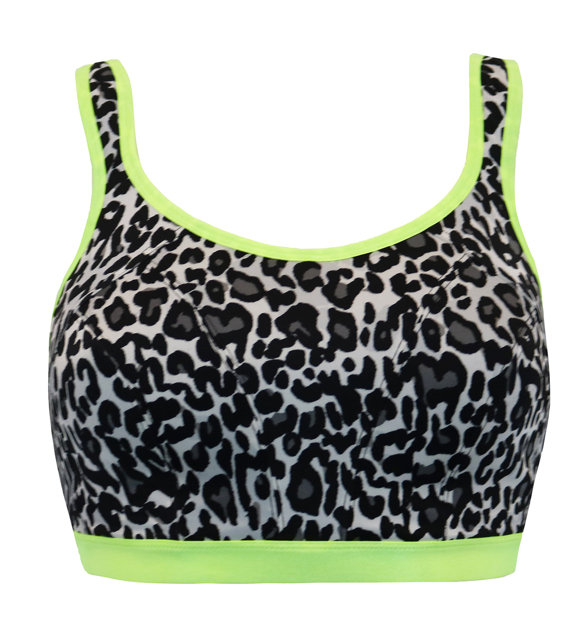 Pour Moi Fuller Bust Energy Reach underwire lightly padded sports bra in  bright marble print