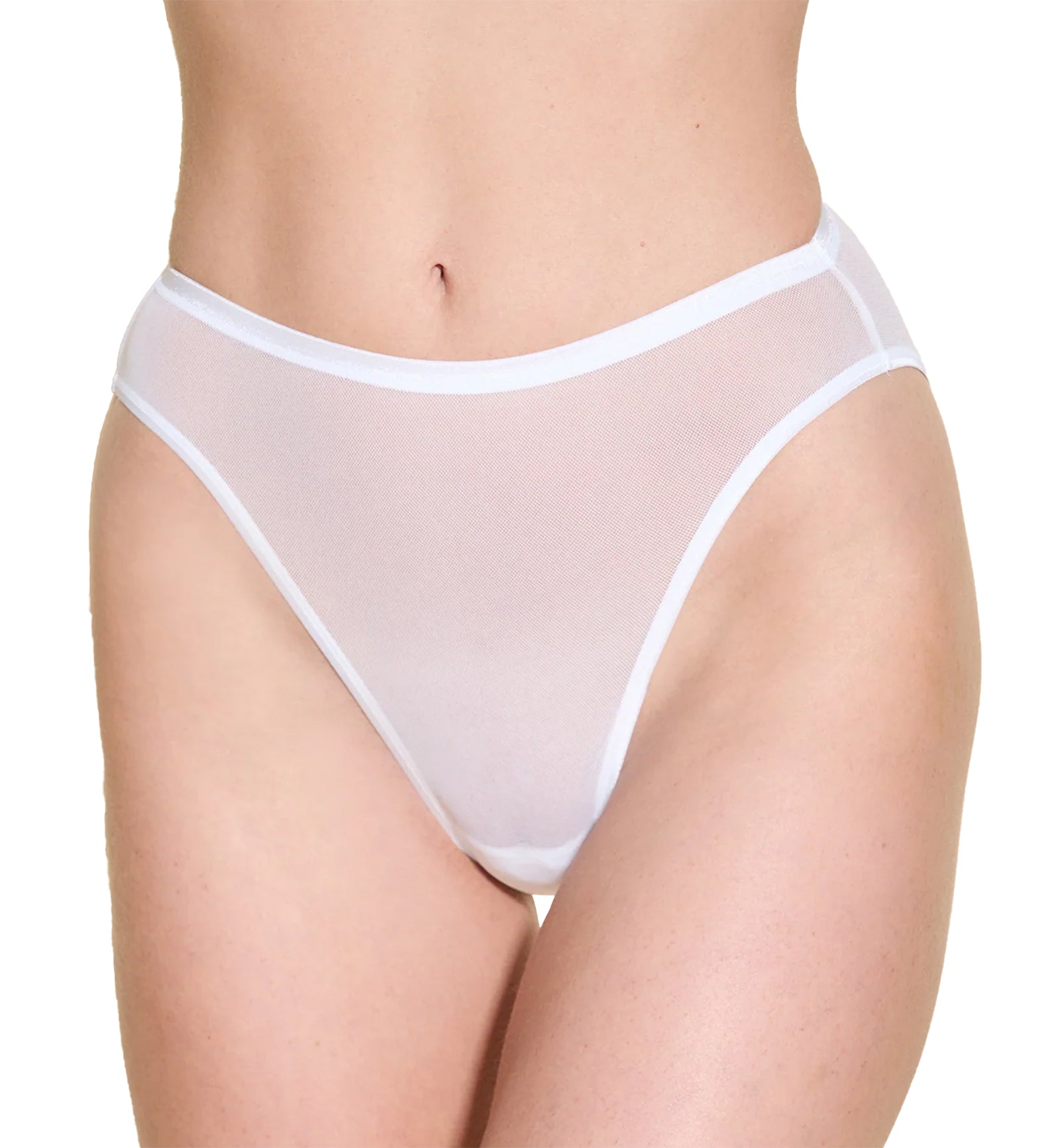 Cosabella Soire Confidence High Waist Bikini Panty (SOIRC0561),Small,White - White,Small