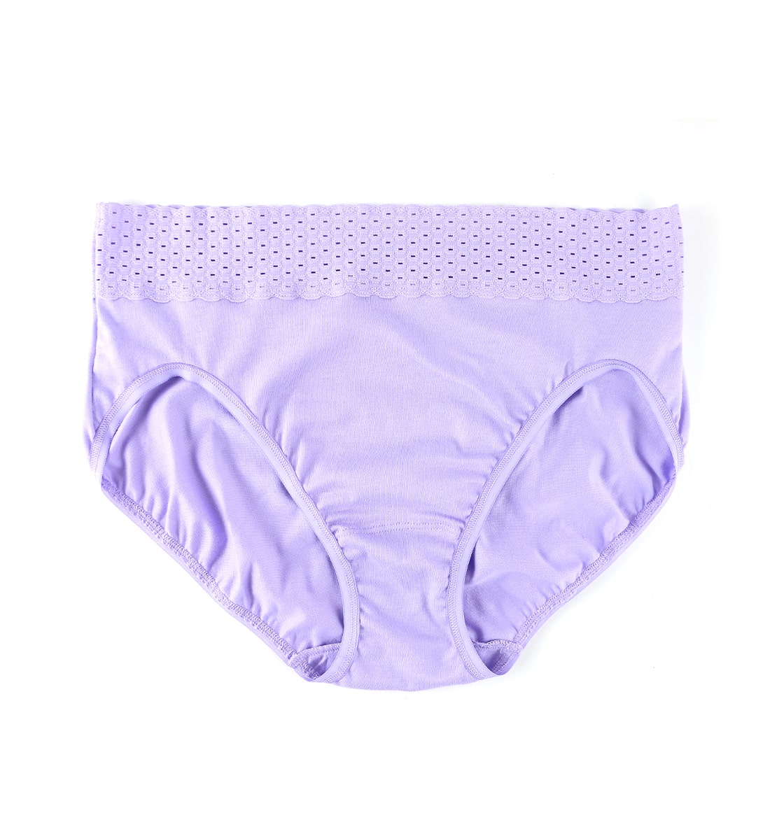 Hanky Panky Cotton French Brief with Lace (892461)- Folk Song