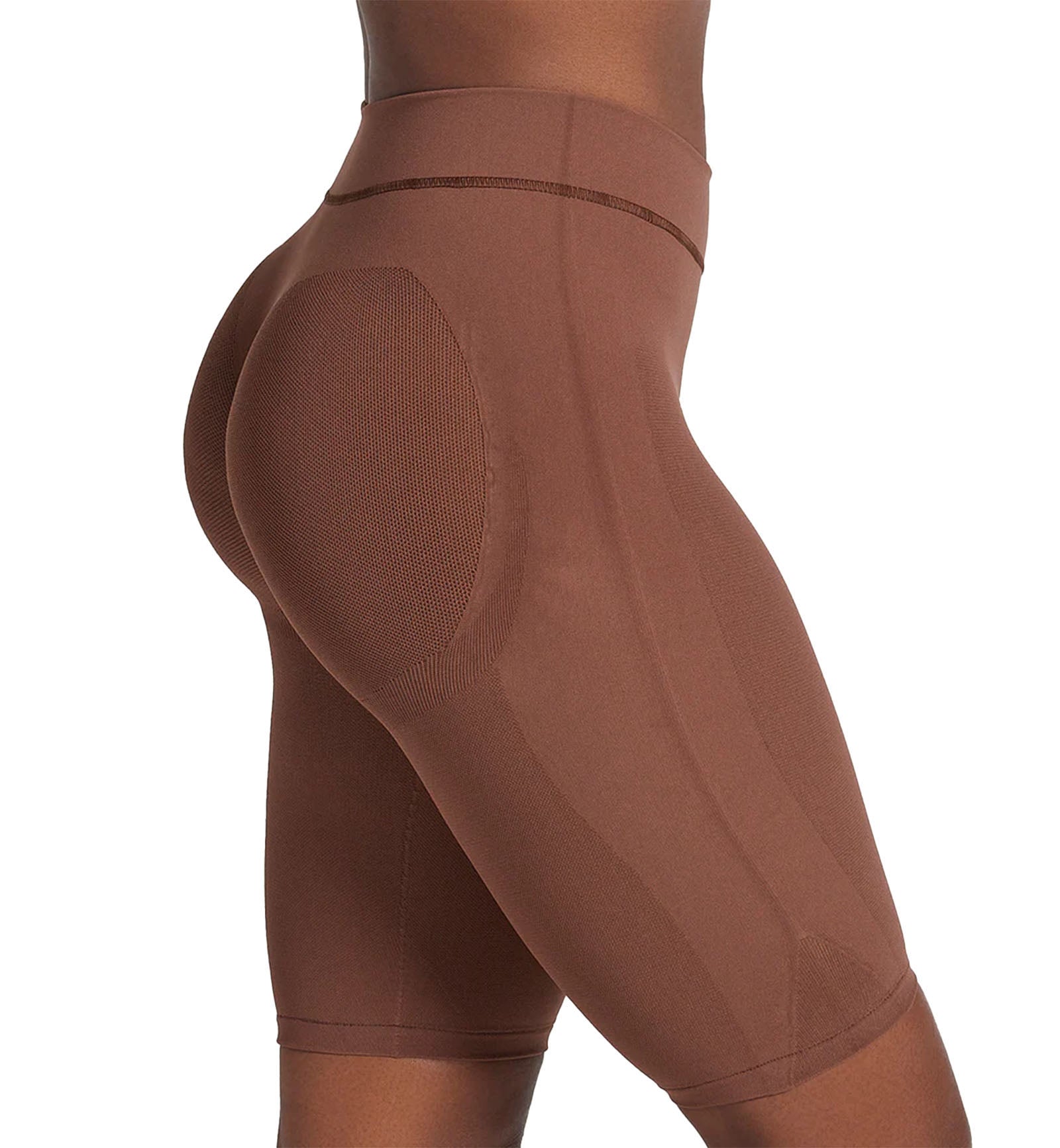 Leonisa Well-Rounded Invisible Butt Lifter Shaper Short (012778),S/M,Brown - Brown,S/M