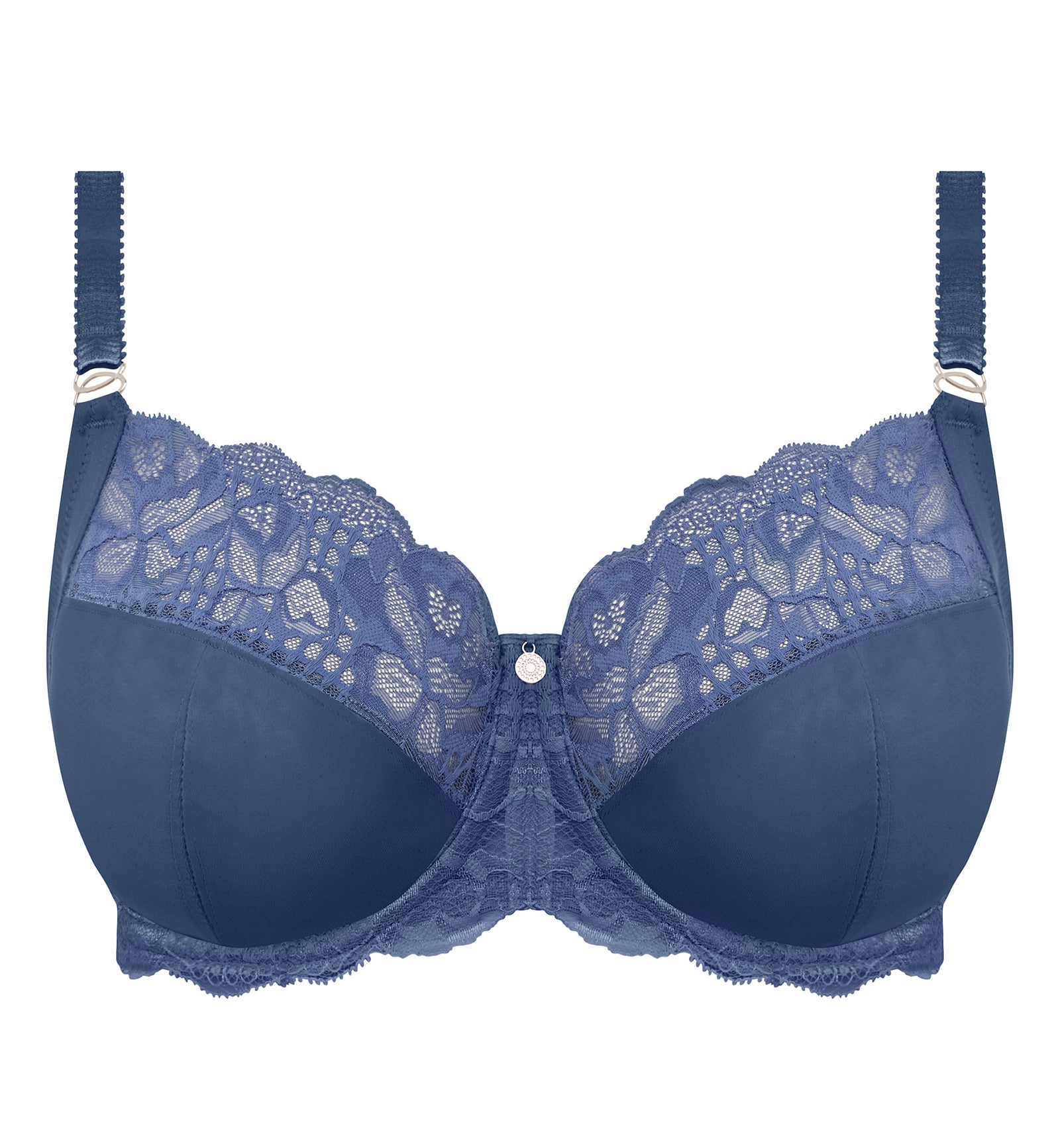 Fantasie Reflect Side Support Stretch Lace Underwire Bra (101801)- Evening  Blue
