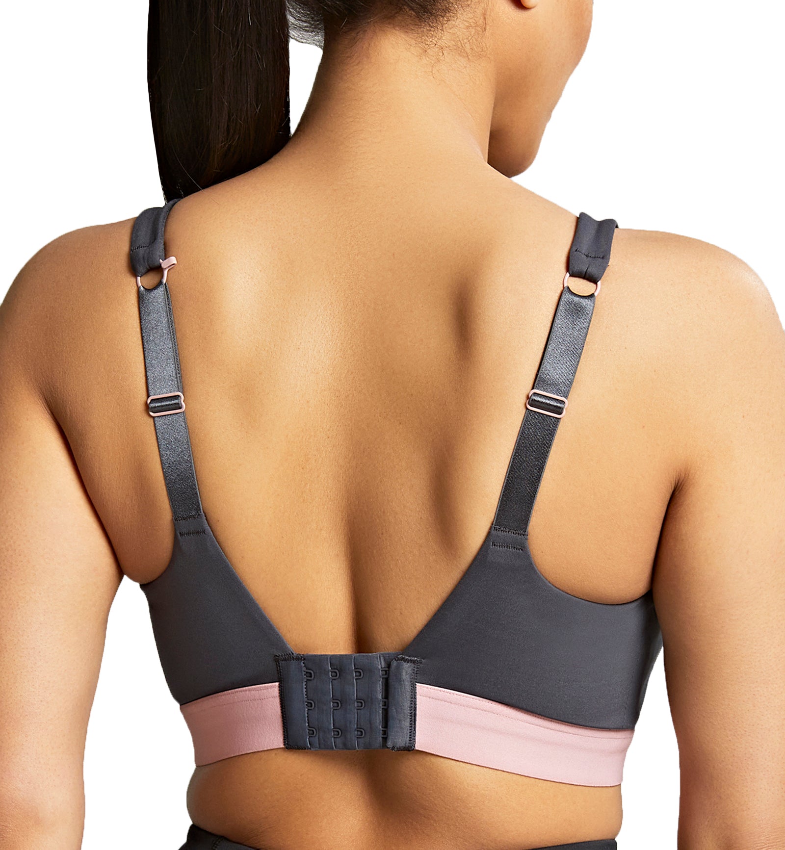 Panache Ultra Perform Non-padded Underwire Sports Bra (5022)- Charcoal -  Breakout Bras