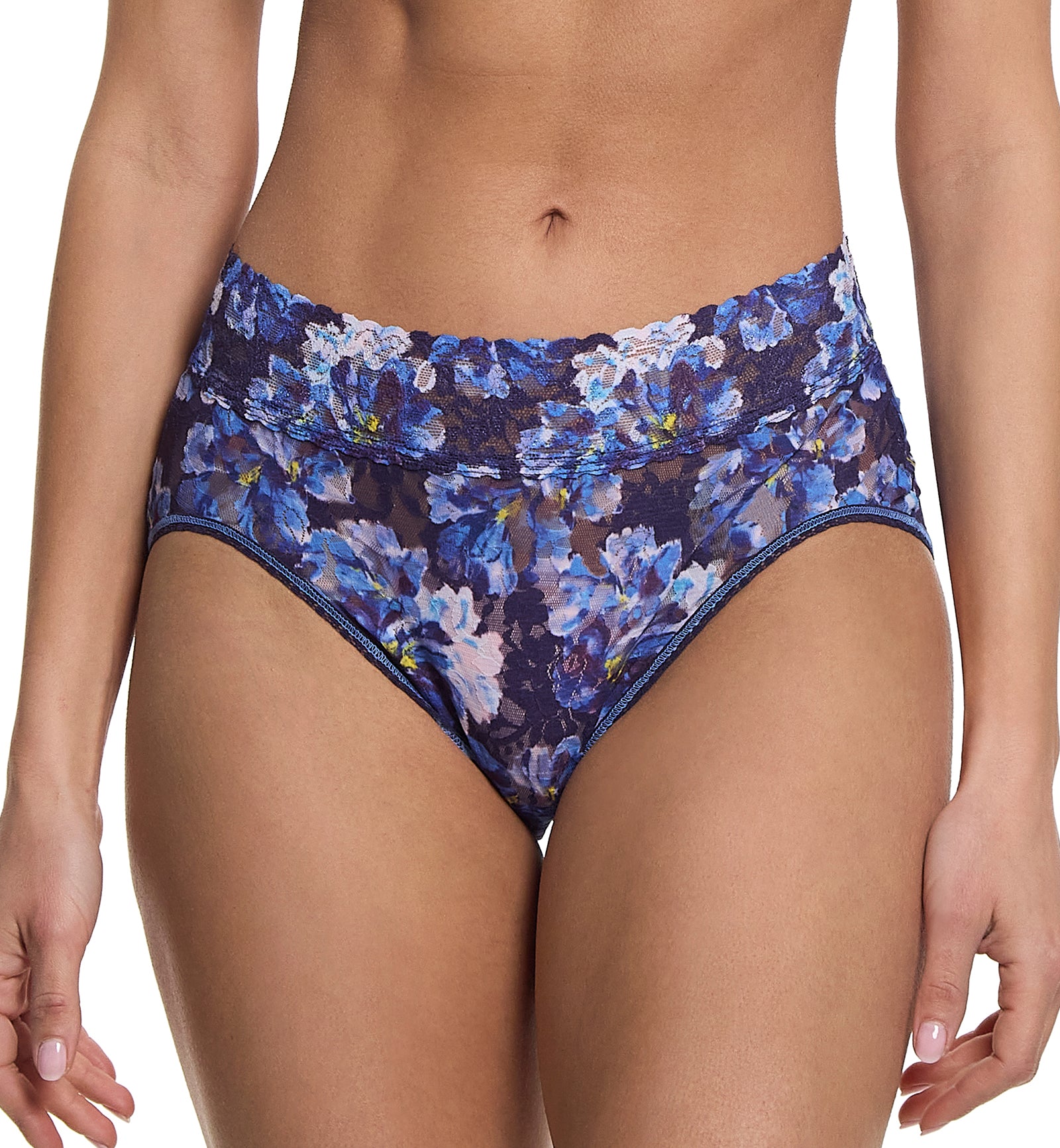 Hanky Panky Signature Lace Printed French Brief (PR461),Small,Nightfall - Nightfall,Small