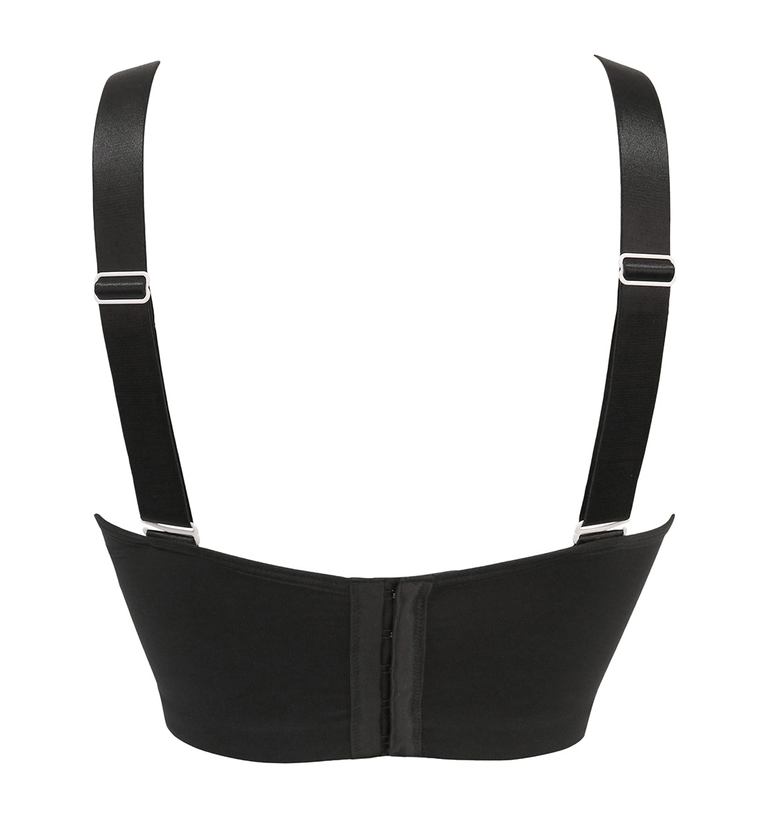 Pour Moi Fuller Bust Pulse longline underwire sports bra in black
